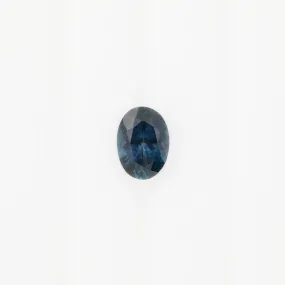 0.86ct Oval Cut Blue Green Montana Sapphire