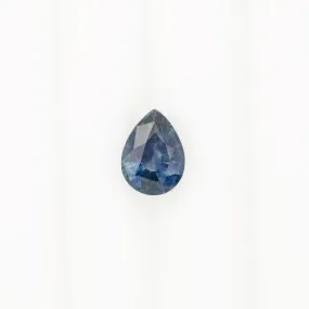 0.92ct Pear Cut Teal Blue Montana Sapphire