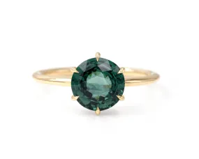 2.36-Carat Teal Sapphire Taylor Ring