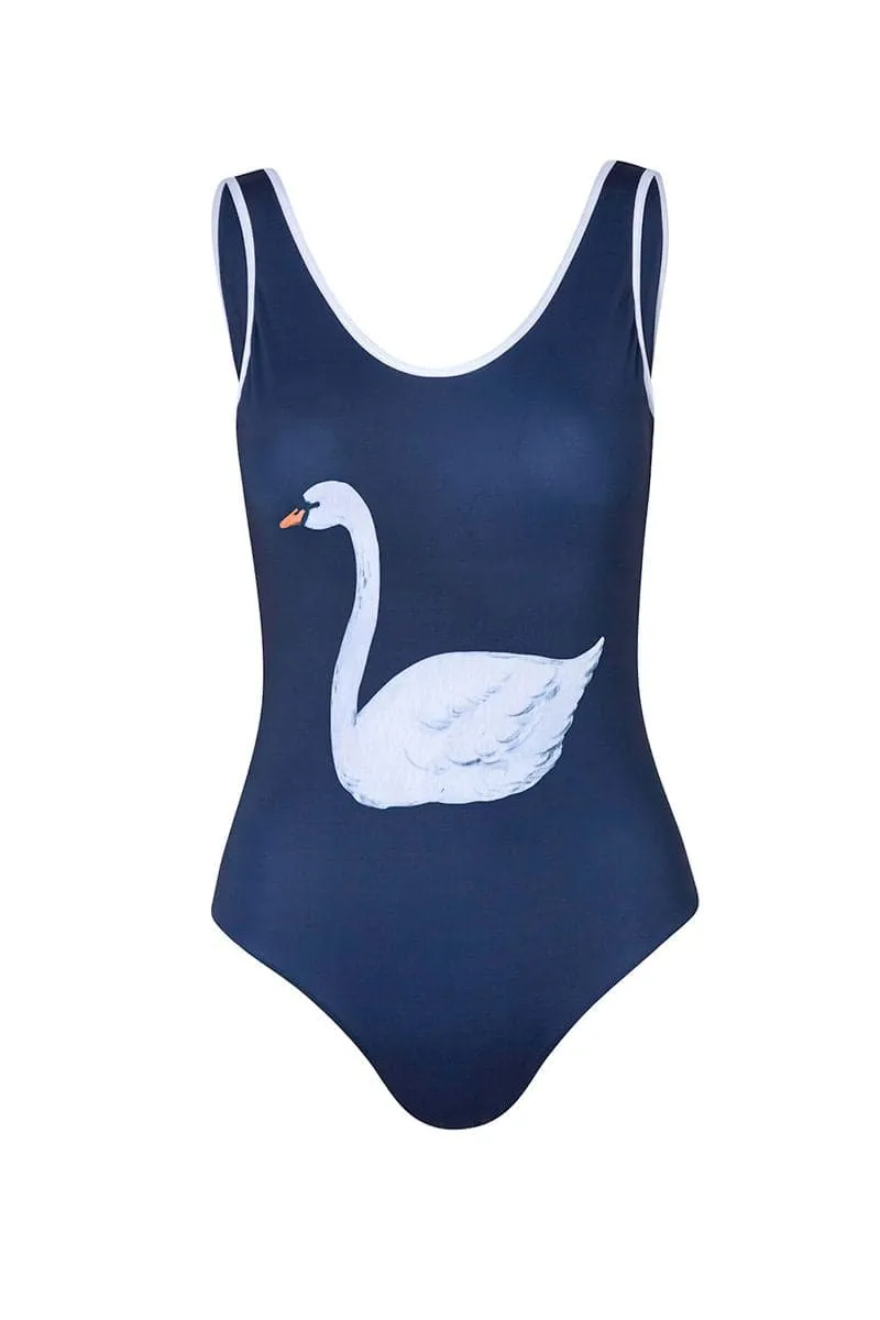 ACACIA PRINTED SWAN ONE PIECE SWIMSUIT