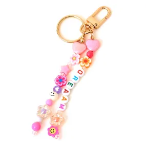 Accessorize London Dream Slogan Keyring