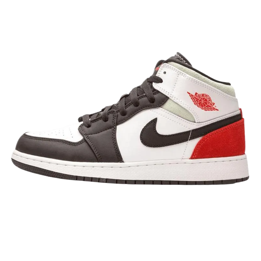 Air Jordan 1 Mid 'Black toe'