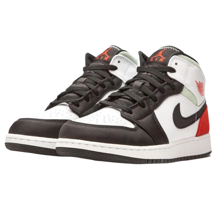 Air Jordan 1 Mid 'Black toe'