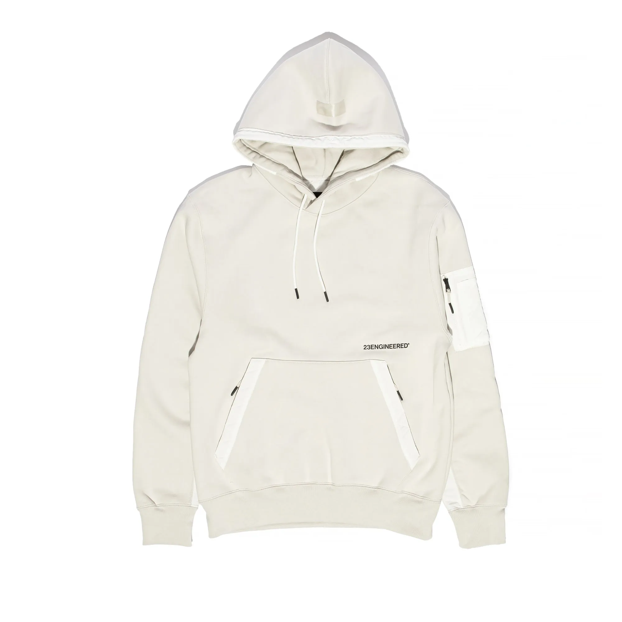 Air Jordan Mens 23 Engineered Fleece Hoodie 'Light Bone'