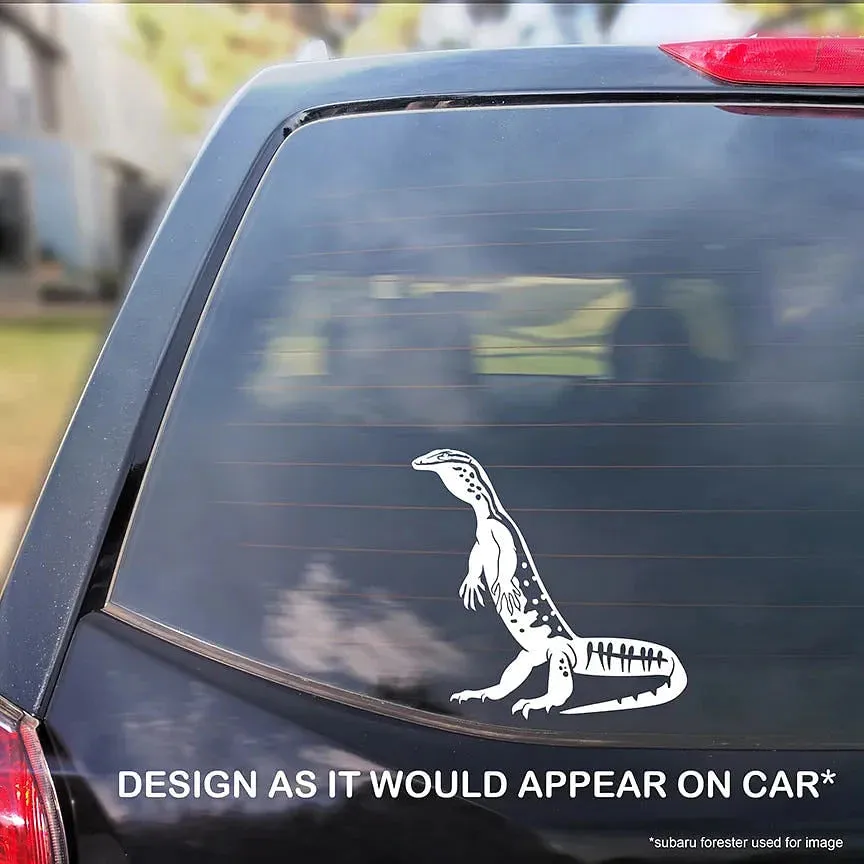 Argus Monitor Decal, Waterproof Vinyl Decal, Cute Reptile Gift