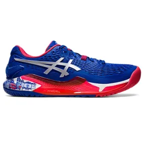 ASICS Men's Gel-Resolution 9 Limited Edition Tennis Shoe (Asics Blue/Pure Silver)