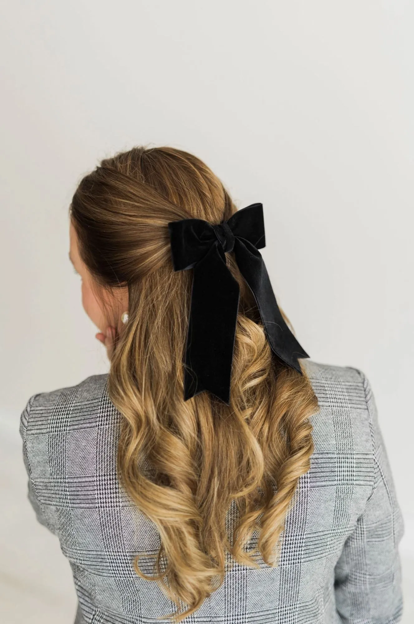 Bailee Barrette Bow Black