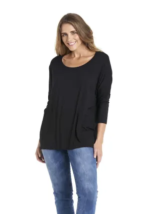 Betty Basics Milan Top in Black