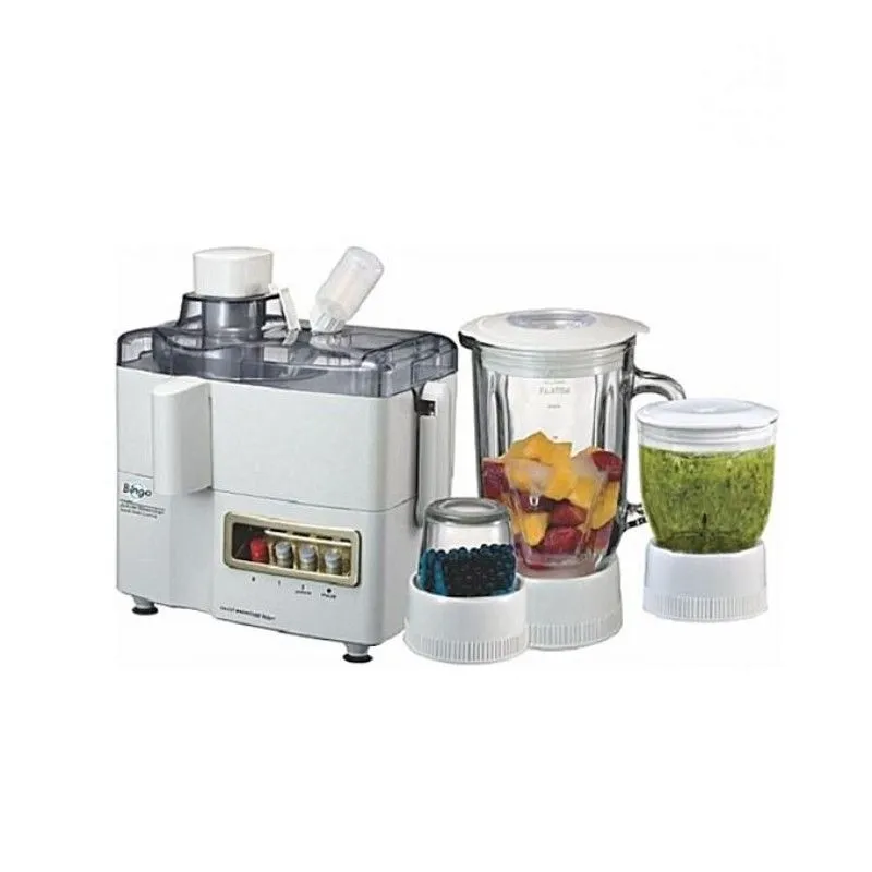 Bingo 4 in 1 Juicer, Blender  and  Dry Mill White JBG-4000-BS