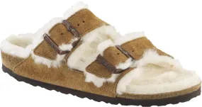 Birkenstock Arizona Suede Leather Shearling 1001135 mink