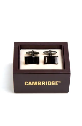 Black Curve Cufflinks