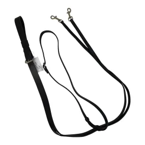 Camelot German Martingale in Black - Horse