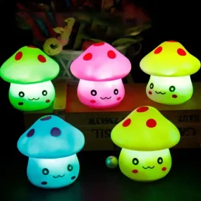 Cartoon LED Mushroom Night Light