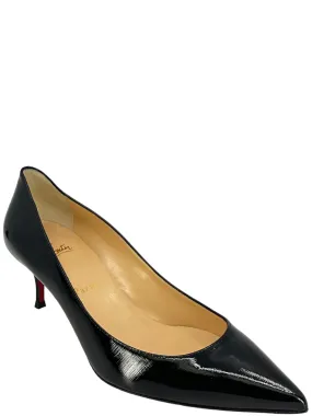 Christian Louboutin Black Patent Leather Pumps size 9