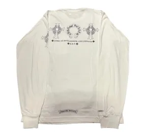 CHROME HEARTS MADE IN HOLLYWOOD LONG SLEEVE WHITE