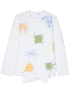 COMME des GARÇONS Shirt Men's Splatter Paint Sweater - Multi