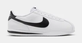 Cortez Leather Mens Running Shoes (White/Black)