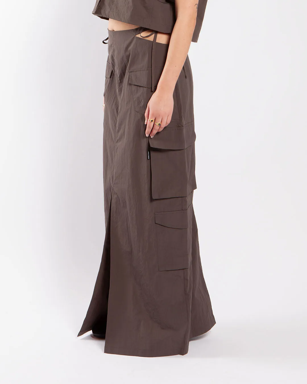 Daily Paper Zora Cargo Skirt Chimera Grey