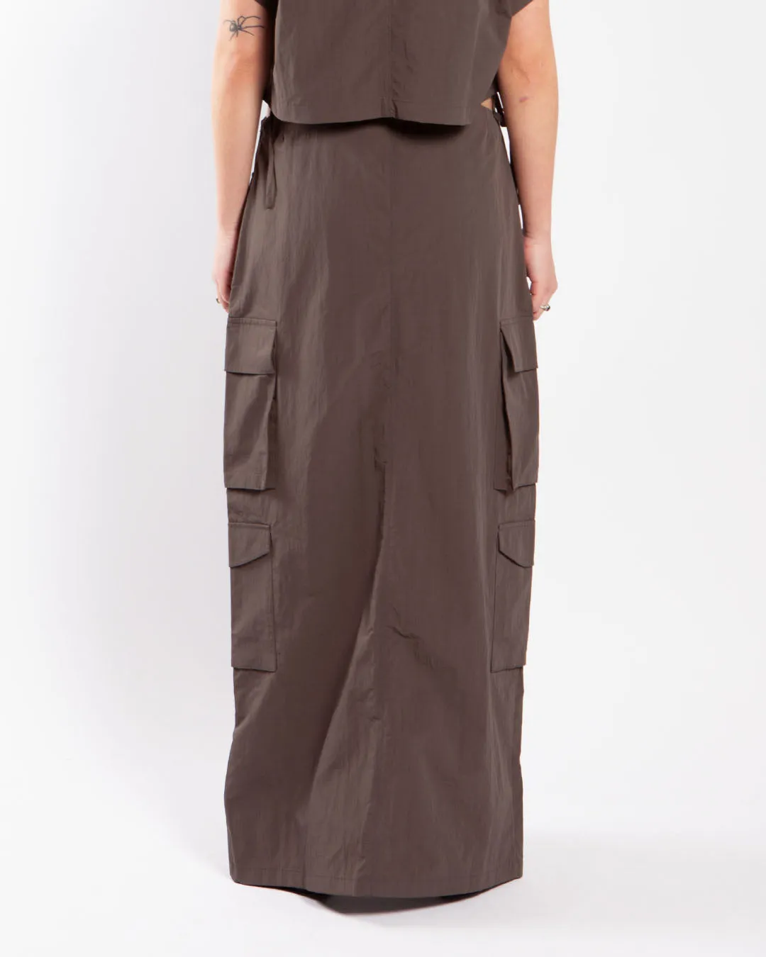 Daily Paper Zora Cargo Skirt Chimera Grey