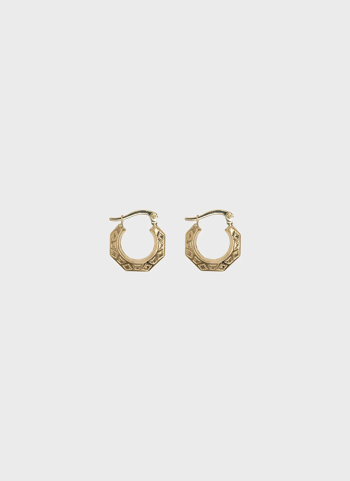 Donna lapide earrings 14k gold