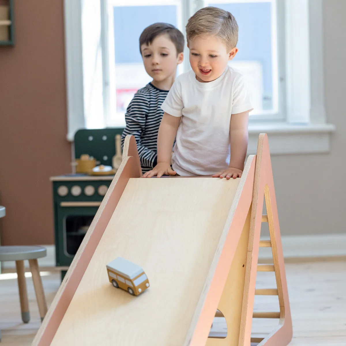 Flexa Play Tower with Slide - Blush