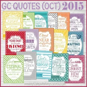 General Conference Quotes {October 2015} FREEBIE