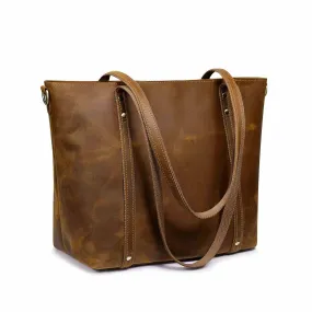 Genuine Leather Tote Bag for Women