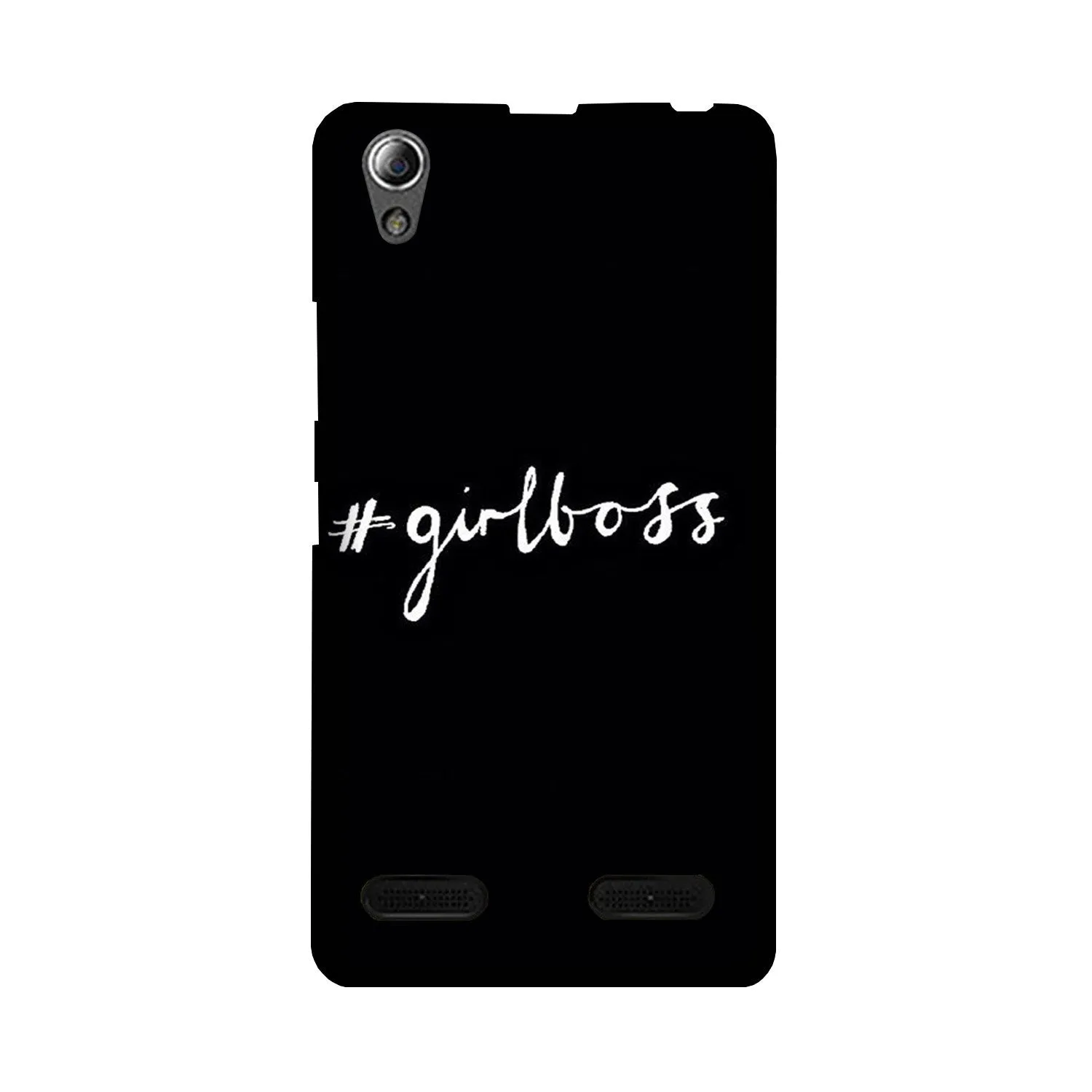 #GirlBoss Mobile Back Case for Lenovo A6000 (Design - 266)