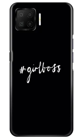 #GirlBoss Mobile Back Case for Oppo F17 (Design - 266)