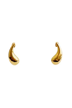 Gold Mini Teardrop Earrings