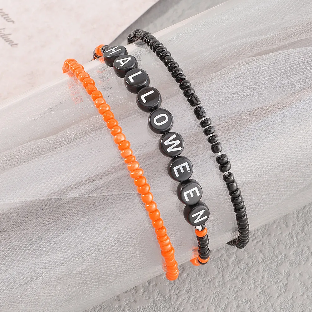 Halloween Alphabet Bracelet, Premier Design, Hot Selling LJH36