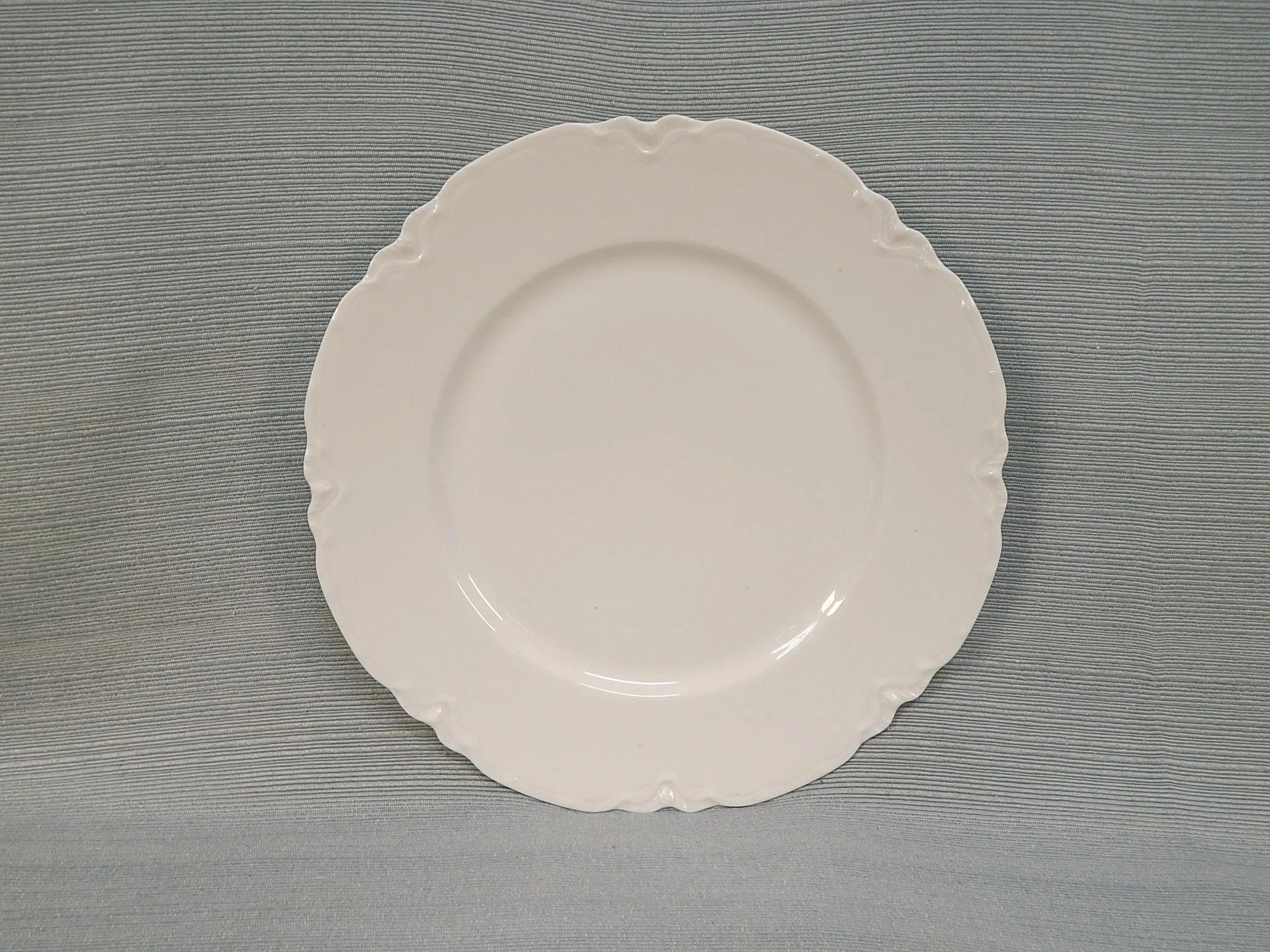 Haviland Ranson 9.5" White Plates - Set of 8