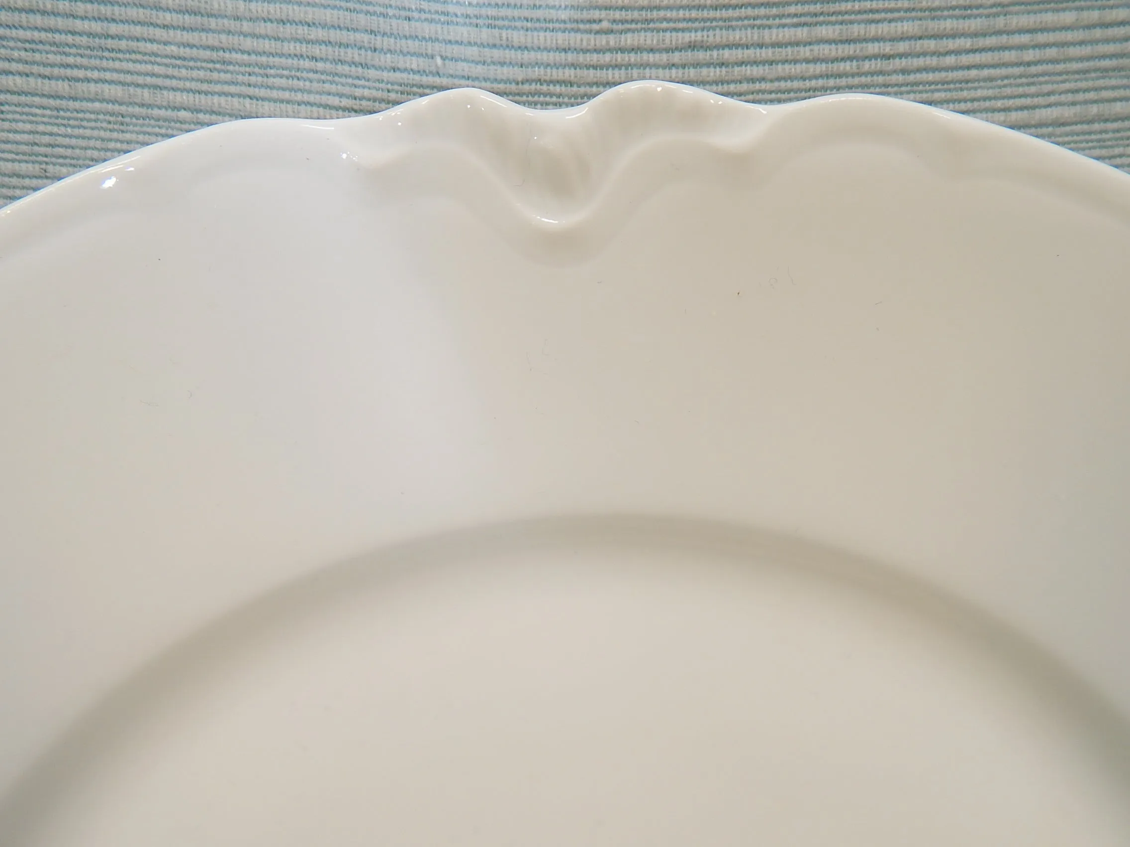 Haviland Ranson 9.5" White Plates - Set of 8