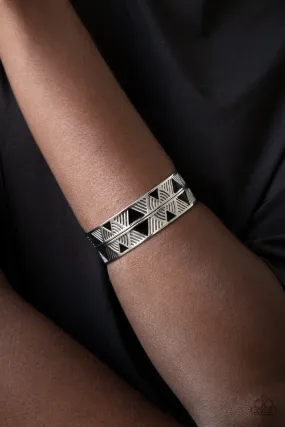 Hidden Glyphs - Black Paparazzi Bracelet