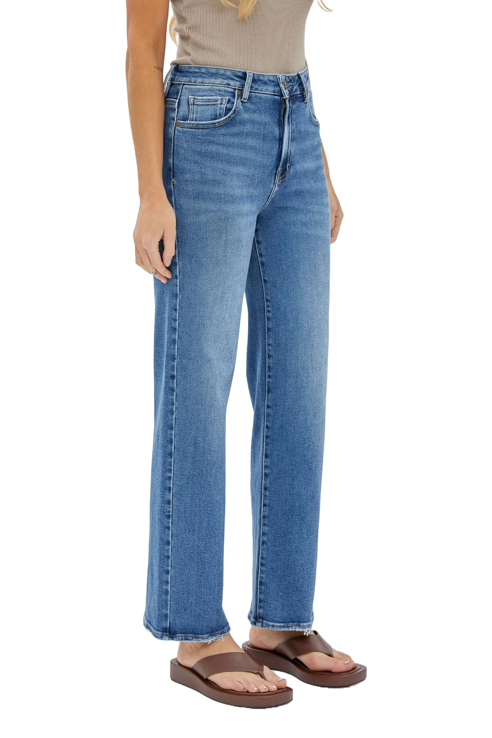 Hidden Stretch Straight Jean