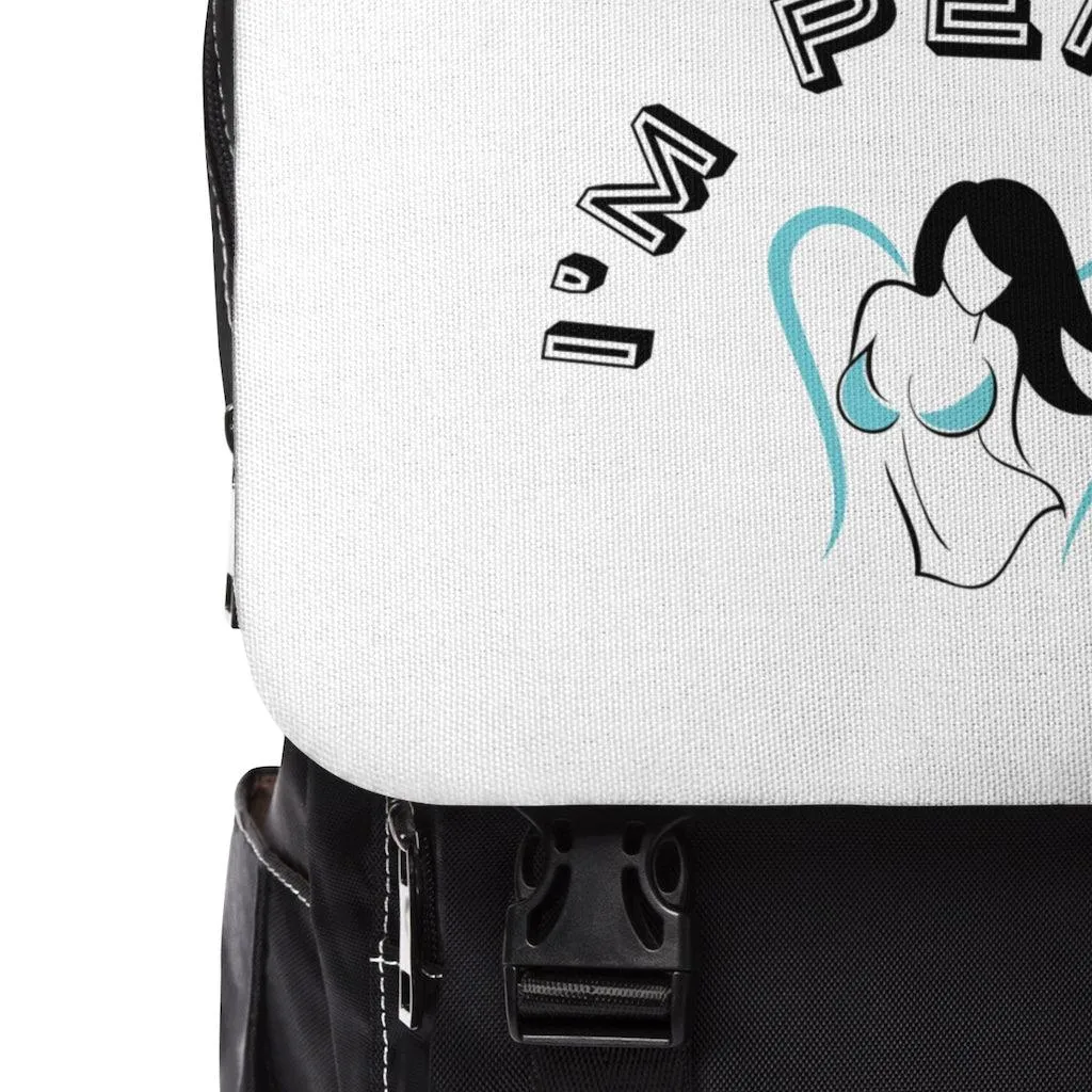 I'm Perky Unisex Casual Shoulder Backpack