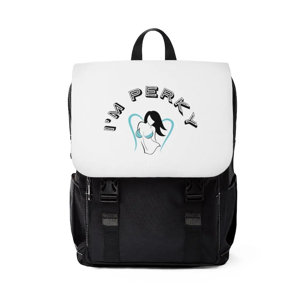 I'm Perky Unisex Casual Shoulder Backpack