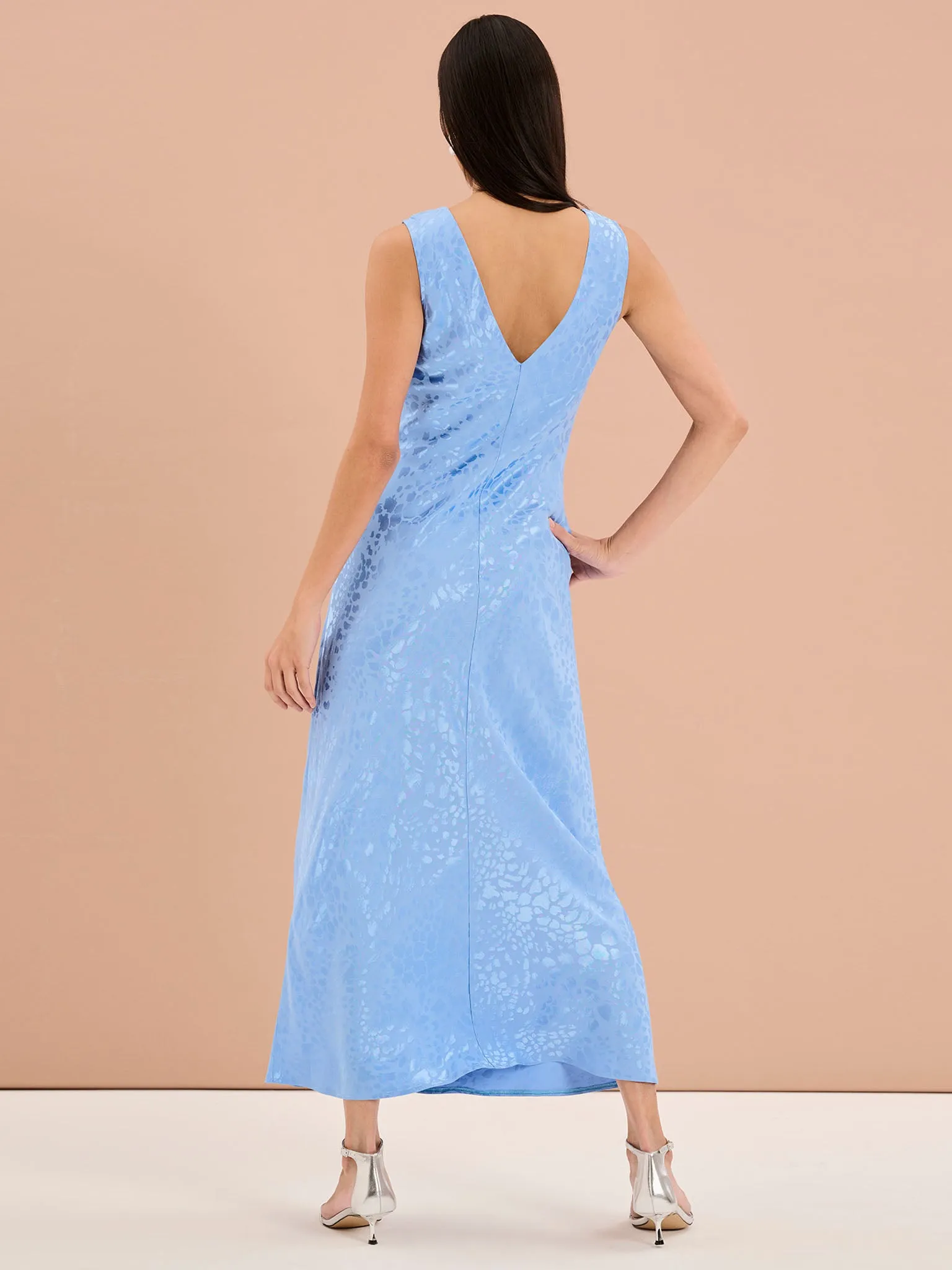 Iris Maxi Dress in Light Blue