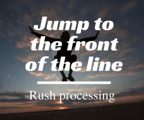 Jump to the Front of the Line (Rush Processing)