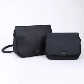 lisa black cross shoulder bag