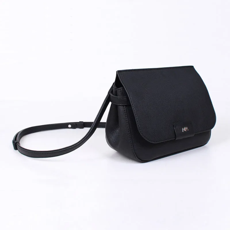 lisa black cross shoulder bag