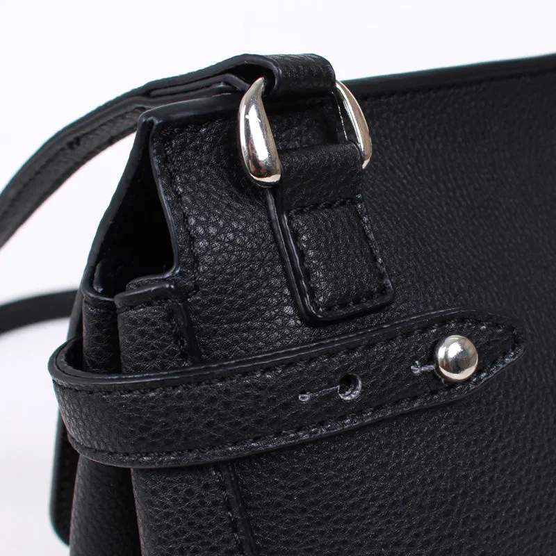 lisa black cross shoulder bag