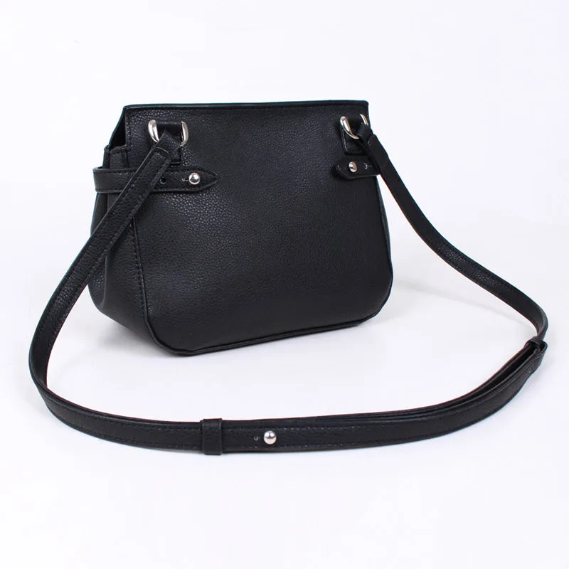 lisa black cross shoulder bag