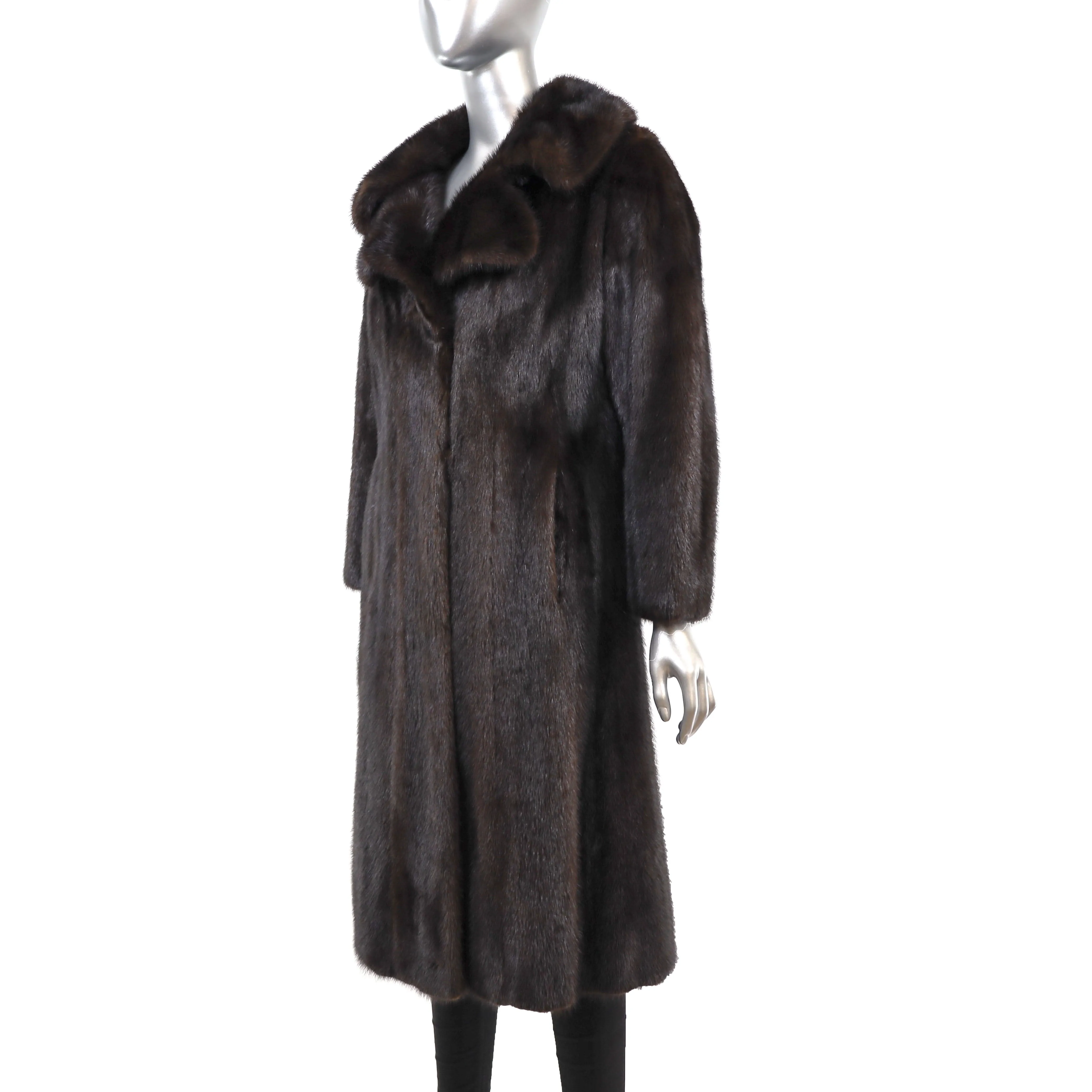 Mahogany Mink Coat- Size S