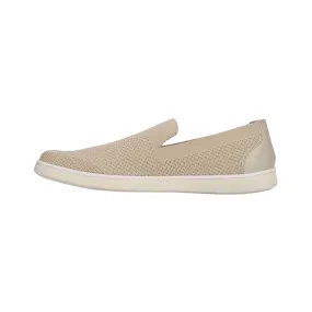 Men's Beige Solid Slip-On Sneaker