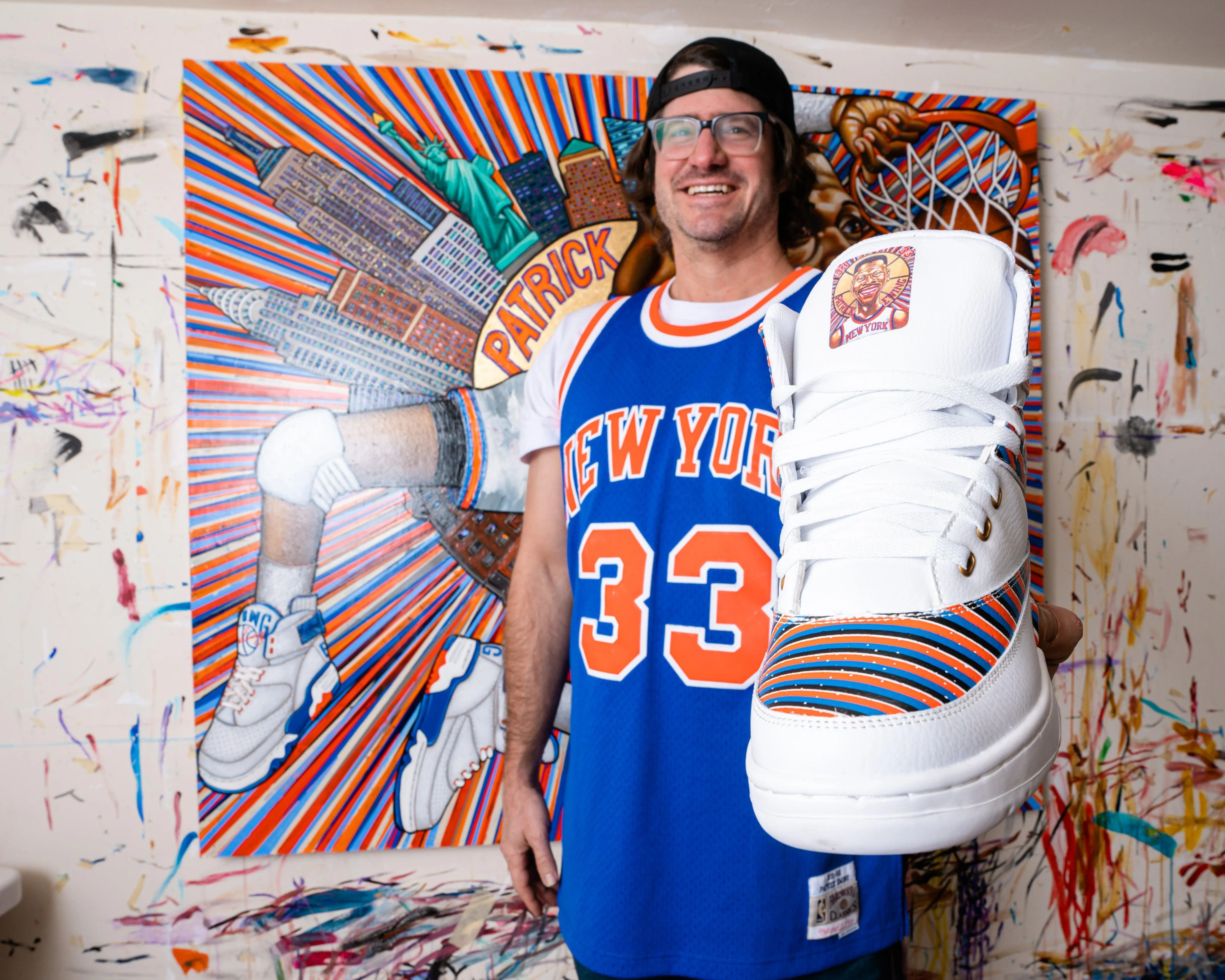 (Men's) Ewing Athletics x Tom Sanford 33 Hi 'NYC / Patrick Painting' 1BM01903-132