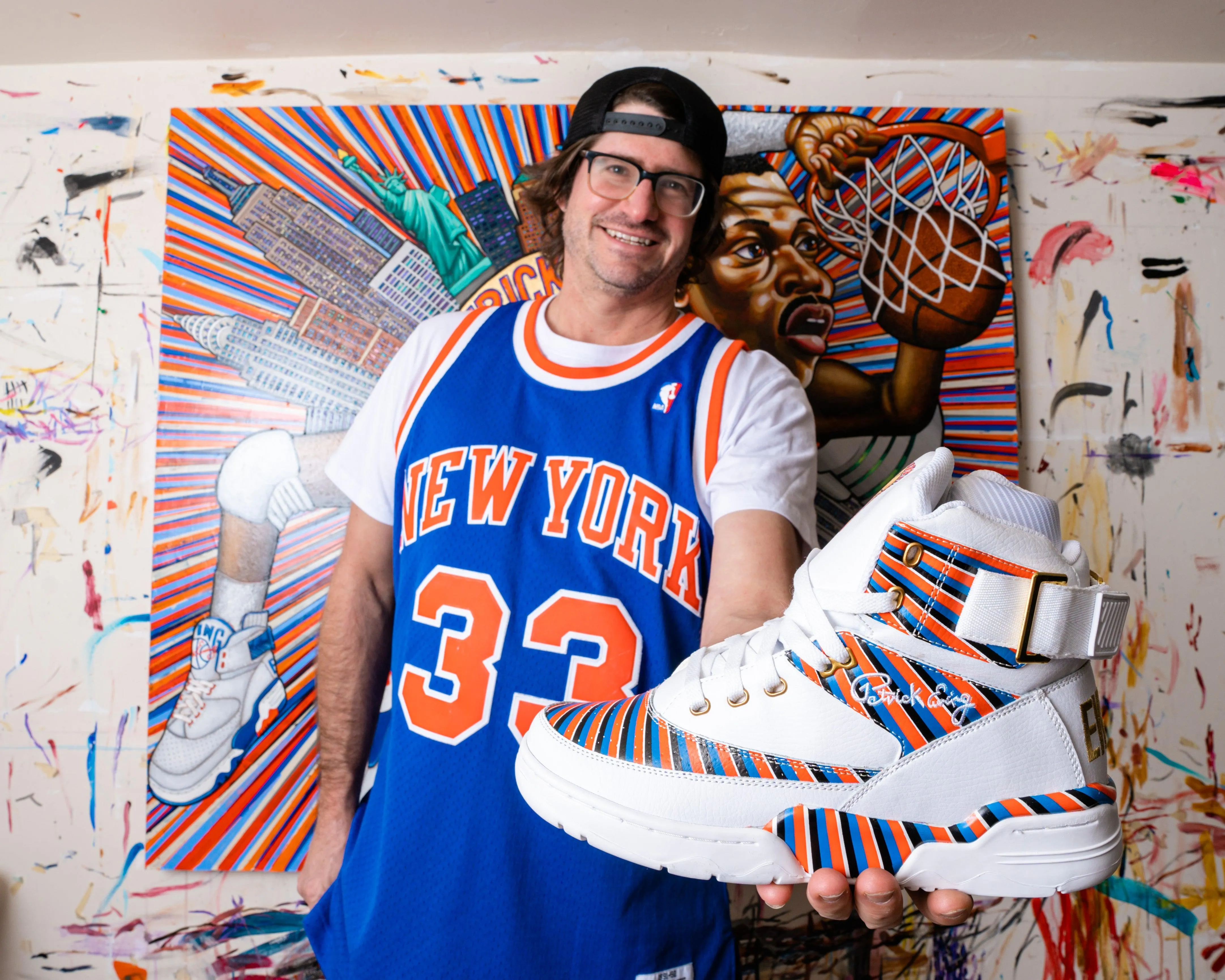 (Men's) Ewing Athletics x Tom Sanford 33 Hi 'NYC / Patrick Painting' 1BM01903-132