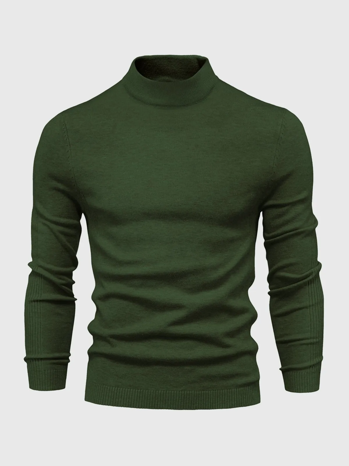 Mockneck Washable Sweater