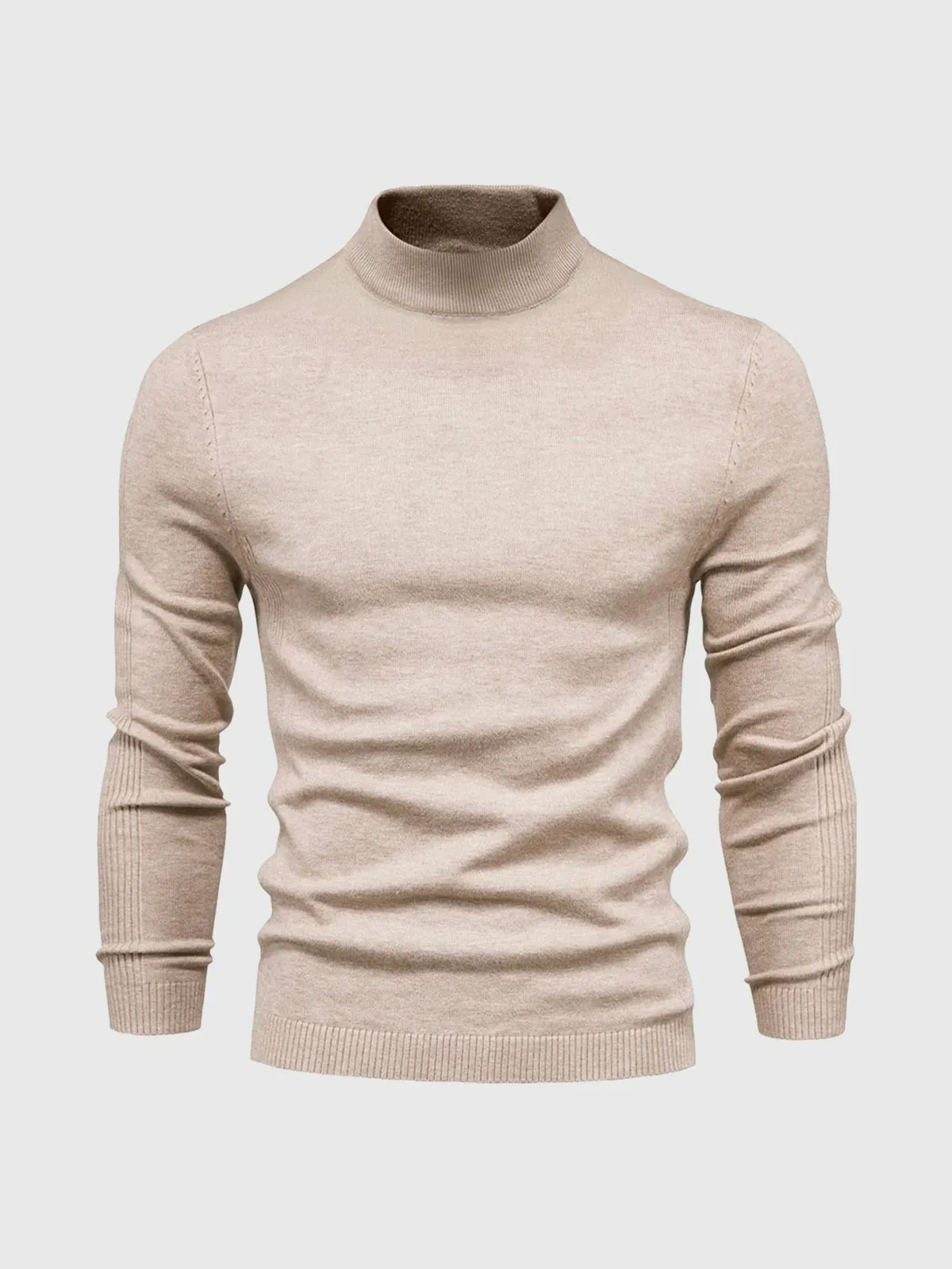 Mockneck Washable Sweater