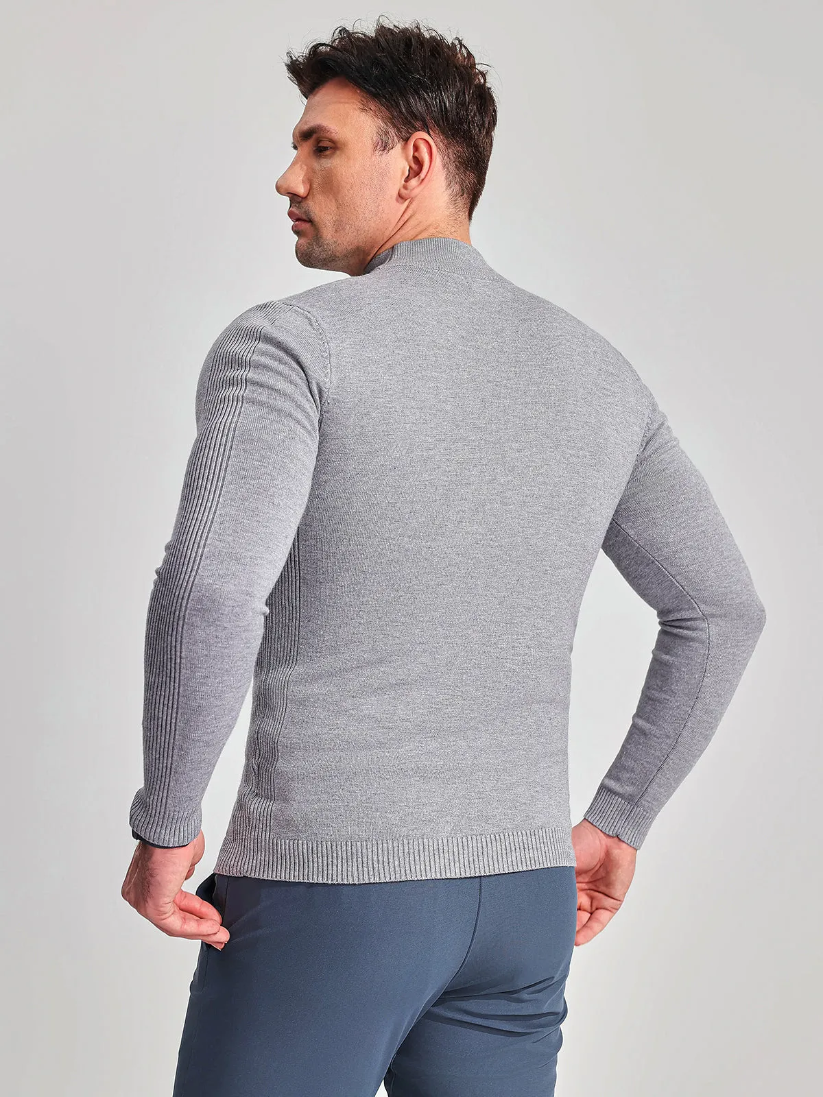 Mockneck Washable Sweater